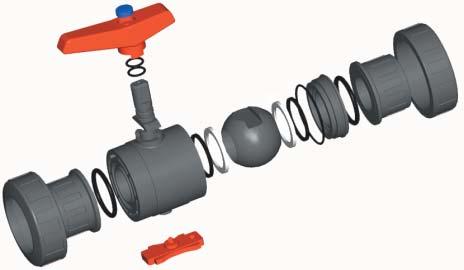 Corzan CPVC: service temperatures up to 00ºF (ºC) and exceptional corrosion resistance. O-Rings available in EPDM or Viton. Seats available in Teflon. Silicone-free construction.