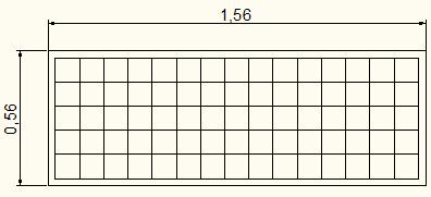 46 (a)vista superior (medidas em m) (b)vista frontal (medidas em m) Figura 7.
