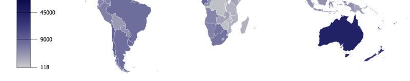 pelo PIB per capita em 2008 (ONU,