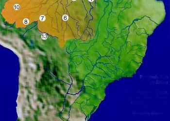Alternativas para o monitoramento da qualidade das águas BACIA AMAZÔNICA 1. Rio Amazonas 2. Rio Solimões 3. Rio Negro 4.