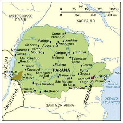 Paraná principais regiões de pós-graduação 51 mestrados 16