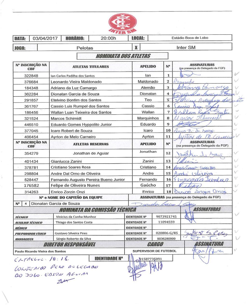 DELETAR O MODELO DE FORMULÁRIO PADRÃO DO CLUBE