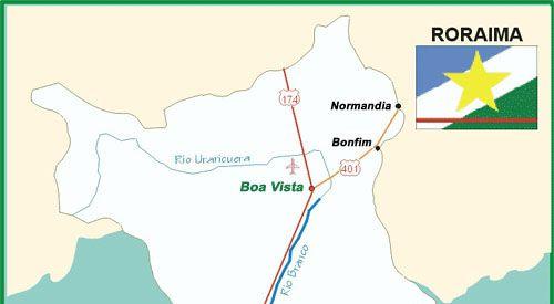 O Estado de Roraima Possui uma área de, aproximadamente, 224.299 Km² e uma população de 381.896 habitantes (BRASIL, 2005).