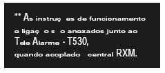 7 Saída de nível para monitoramento; 3.8 Sinalização visual diferenciada para setor aberto, fechado, violado, armado ou bloqueado. 3.9 Sensor de bateria baixa e problemas c/ a rede elétrica; 3.