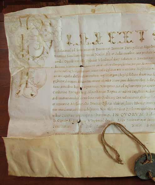Documento 7 Breve [do Papa Júlio III] para que se faça dois altares para se celebrar cerimónias religiosas na Capela da Santa Casa da Misericórdia.