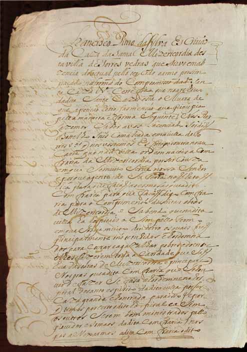 Documento 9 (2 páginas) Petição de obtenção de Certidão do Alvará Régio que manda anexar os bens da Ermida do Espírito Santo da Vila de Óbidos à Santa