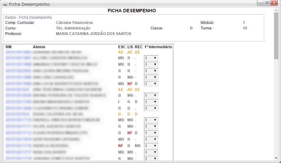 Por padrão o SIGA traz todas as menções como I, cabendo ao professor alterar para a menção correta ou manter.