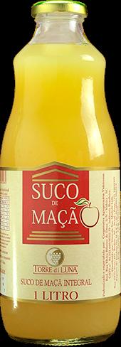 SUCO DE MAÇÃ 1L Suco Maçã Coloração amarelo-palha Brasil Aroma de frutas maduras e frescas 0,00% Suave