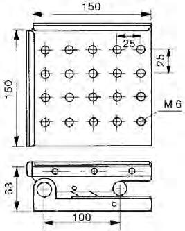 150 70 M6 12 x 7 13,5 2430,00 930-633 370 175 95 45 60 50 200 110 M8 12 x 10 28,7 4594,00 a b c D F E G máx.