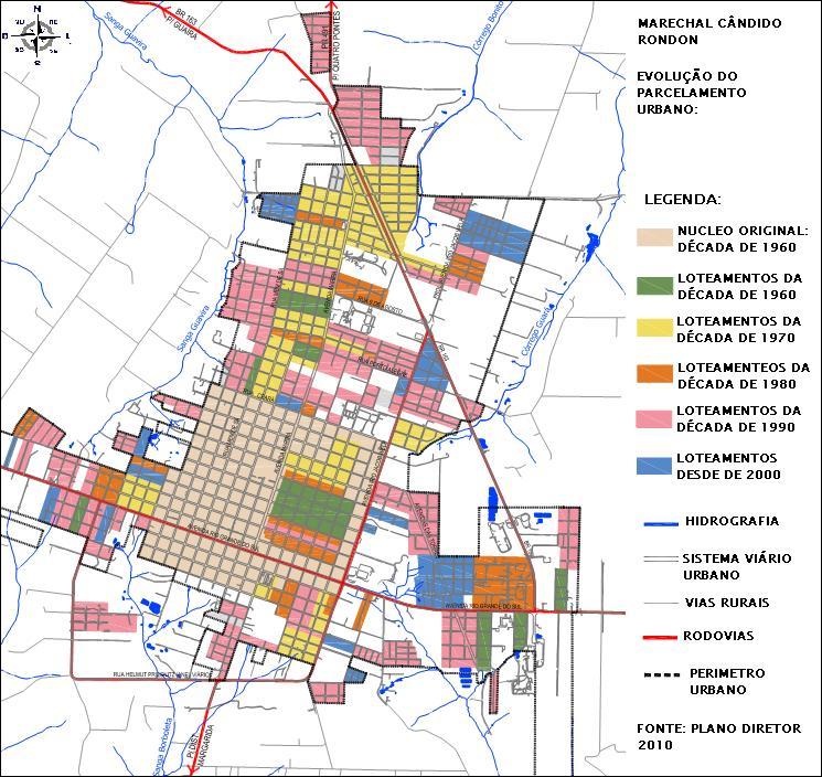 55 resultando assim no aceleramento da urbanização do município (TIZ; CUNHA, 2007).