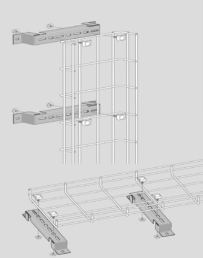 Suportes G I Galvanizado a quente Inox AISI 304L/316L SUPORTE DISTANCIADOR A B SUPORTE 100SVD10S 100 148