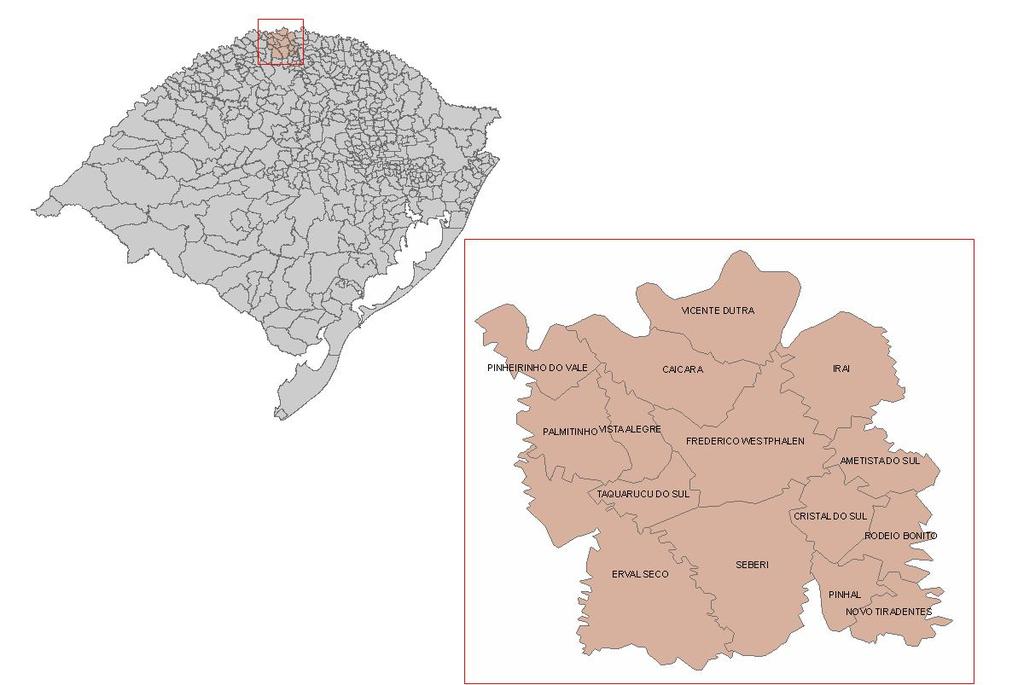 1 Monitoramento Ambiental e Agropecuário do Território de Frederico Westphalen (1998 27) Programa de Agroecologia Familiar (PROAF) nos territórios de Frederico Westphalen e Mafra.