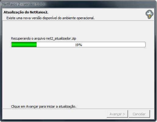 Figura 7 - Recuperando o aplicativo de atualização do servidor Após recuperar o aplicativo de atualização do