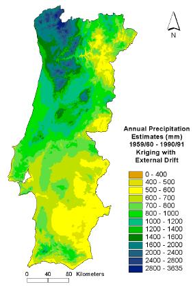 Average annual precipitation IST: Hydrology, environment and water