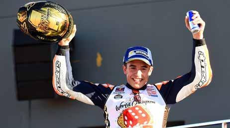Espanha. Marc Márquez alcança o seu sexto título mundial, a quarta em MOTOGP TM e a segunda em dois anos de colaboração com a Michelin. Dois anos com Michelin e dois títulos mundiais!
