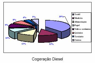 Os motores Diesel tal como os equipamentos a gás natural são usados em indústrias e edifícios (hospitalares e terciário).