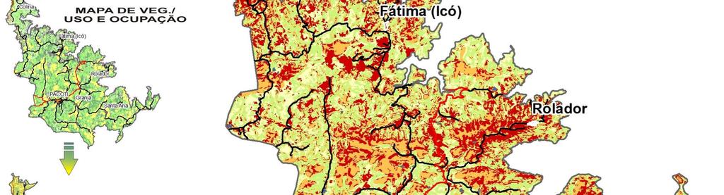 vista ambiental. Tal fato se deve a forte relação existente entre os vários fatores ambientais que compõem este geossistema.