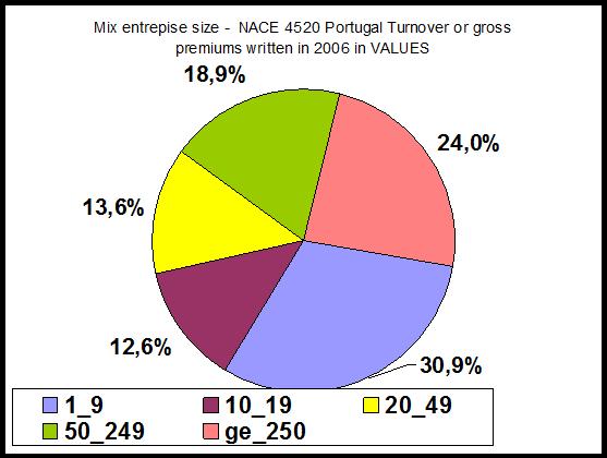 16 Segmentação do Sector CAE 4520 por Dimensão de Empresa