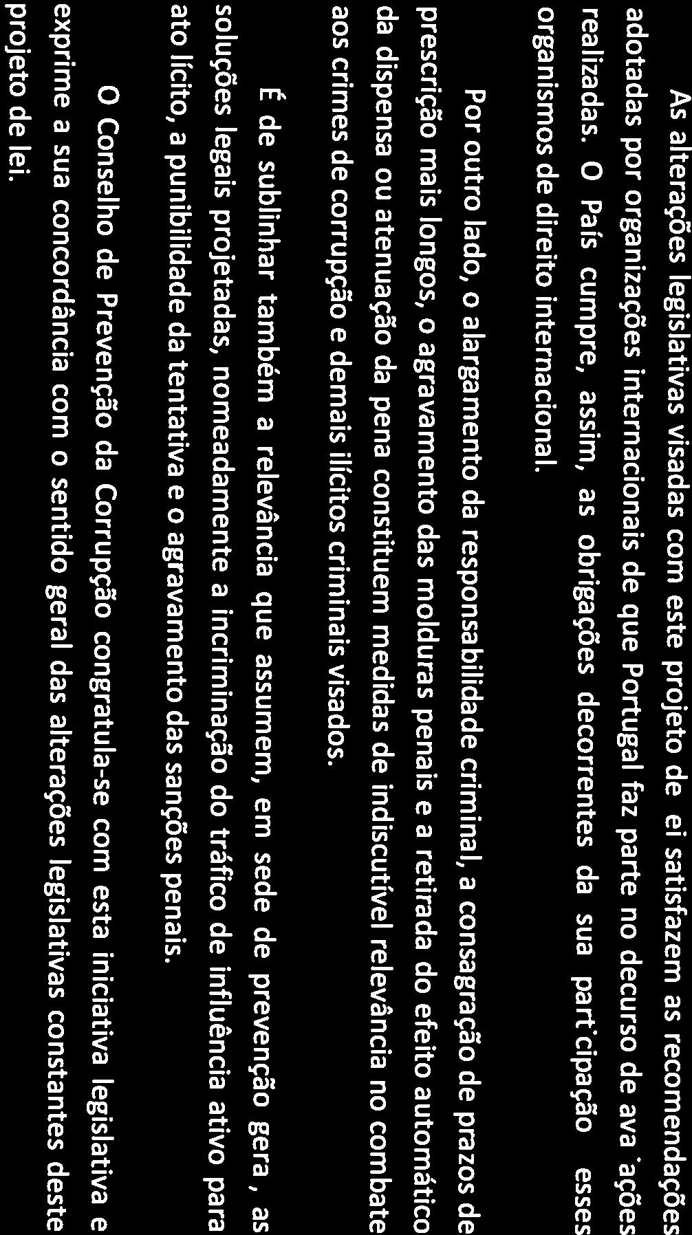 realizadas. O País cumpre, assim, as obrigações decorrentes da sua participação nesses organismos de direito internacional.