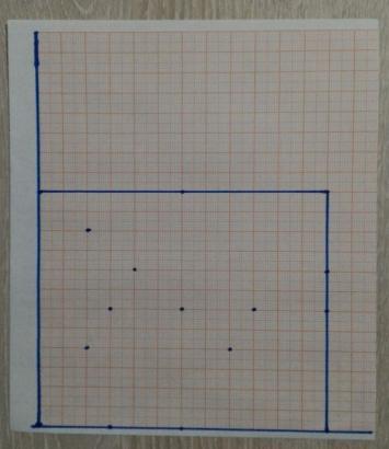obtemos uma figura geométrica de quatro lados medindo 12x12, como mostra a imagem a seguir.