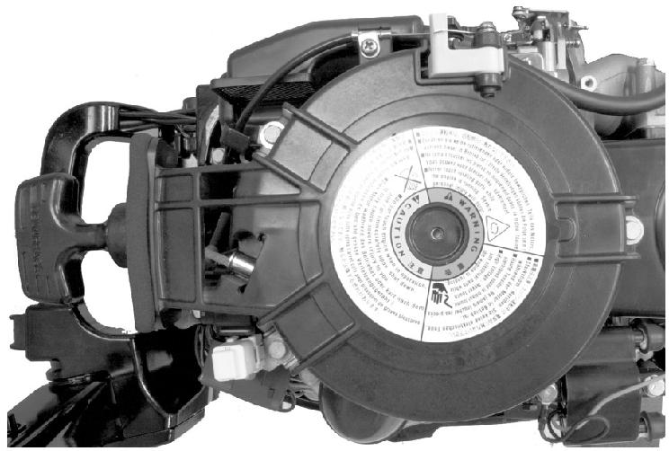 OPERAÇÃO 2. Modelos com lvnc do leme - Reduz rotção do motor e coloque o câmbio em ponto morto. Pressione o botão de desligmento do motor ou gire chve d ignição pr posição "OFF" (desligd).