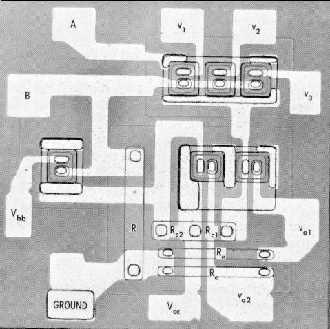 Circuito Integrado Bipolar logic 1960 s ECL