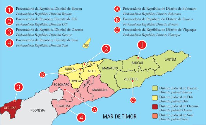 Ministério Público: estrutura e competência Ministériu Públiku: estrutura no kompeténsia A Constituição da República Democrática de Timor-Leste estruturou os diversos poderes do Estado em função da