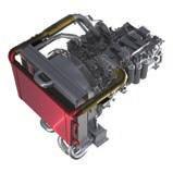 Alta produtividade & baixo consumo de combustível Motor ecot3 de baixo consumo O motor Komatsu SAA4D107E 1 oferece um binário elevado, um melhor desempenho a baixa velocidade e um baixo consumo de
