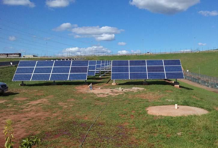 50kW em painéis rígidos policristalinos instalados com tecnologia