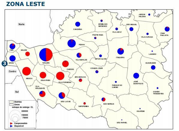 Subdistritos da Subprefeitura de Vila Prudente