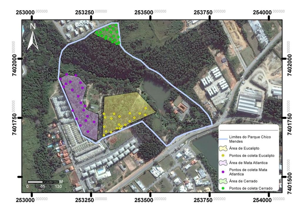 acordo com Mello (2012), há um alto grau de fragmentação da vegetação natural no município sendo que o total de 2.537 fragmentos florestais correspondem à 16,68% do território.