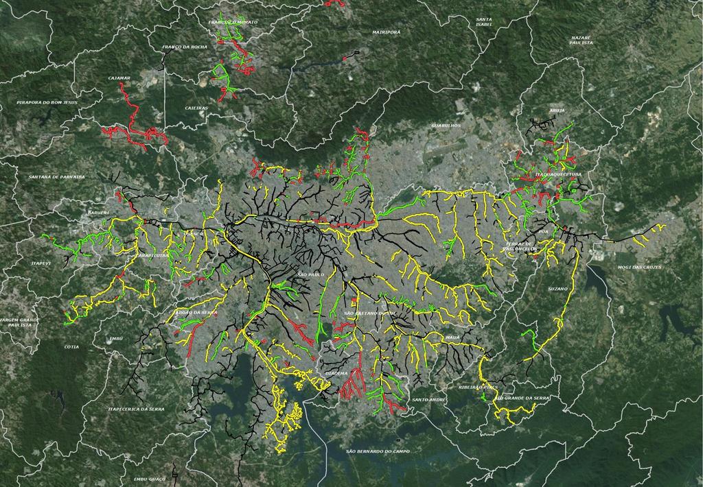 3. Projeto Tietê Etapa III Ampliação do SES na RMSP (BID/BNDES/CEF) Pré-existente 1 e 2ª Etapas 3ª Etapa