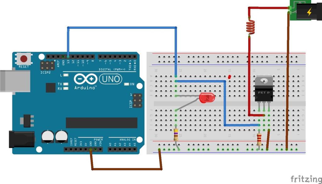 Potências com Arduino: