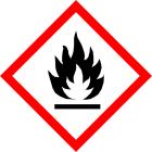 Elementos de rotulagens do GHS Pictogramas de risco : Palavra de advertência Frases de perigo Frases de precaução : Perigo : H225 Líquido e vapores altamente inflamáveis.