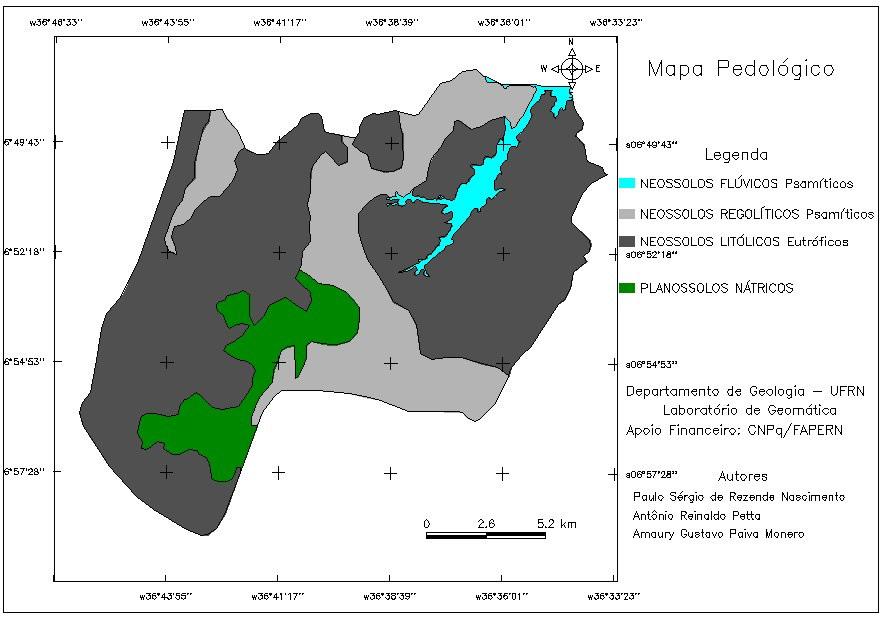 Figura 3. Mapa geomorlógico do município de Equador (RN).