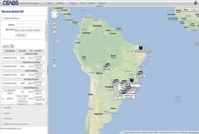 VISUALIZAÇÃO DO SISTEMA - GSM Funcionalidades e Relatórios