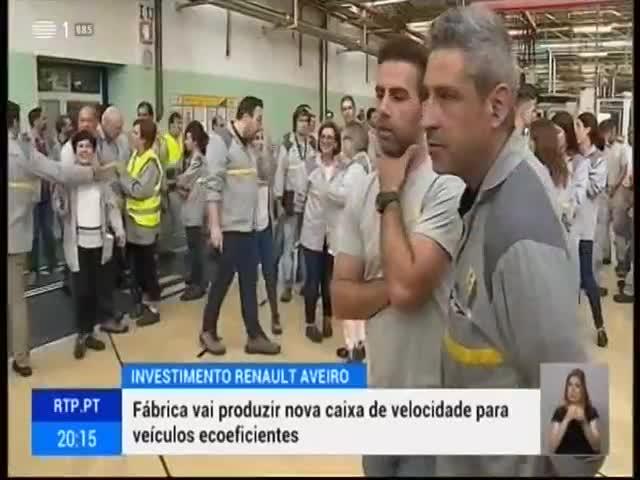 O primeiro-ministro foi a fábrica da Renault em Aveiro dizer que os