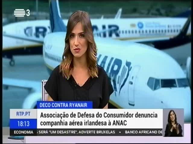 18:13 Denúncia contra a Ryanair