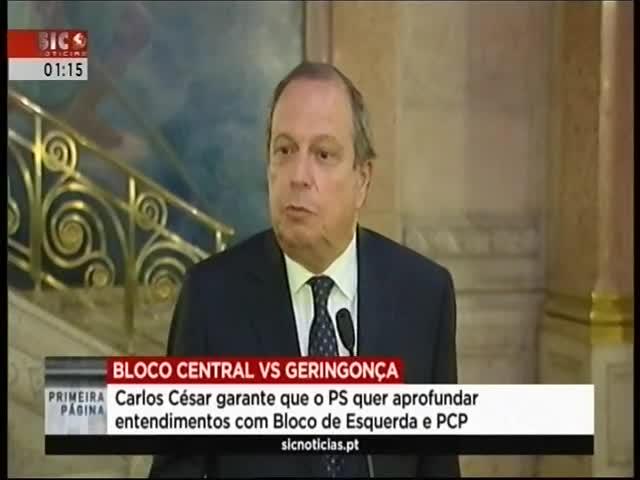 esquerda não deixou de demonstrar o seu descontentamento.