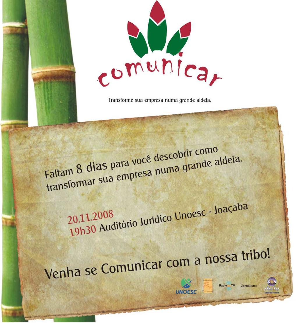 Intercom Sociedade Brasileira de Estudos Interdisciplinares da Comunicação XVI Prêmio Expocom 2009 Exposição da