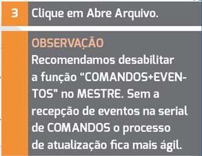 versão adequada para gravar no banco A.