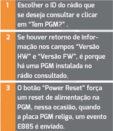 Demais dúvidas com relação à instalação e configuração do módulo PGM,