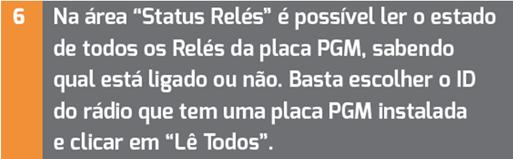 Nesta aplicação os eventos não ficam bufferizados no rádio, pois o ACK do