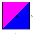 Pitágoras disse: A soma dos quadrados dos catetos é igual ao quadrado da hipotenusa = a 2 = b 2 + c 2 Em qualquer triângulo retângulo esta regra se aplica.