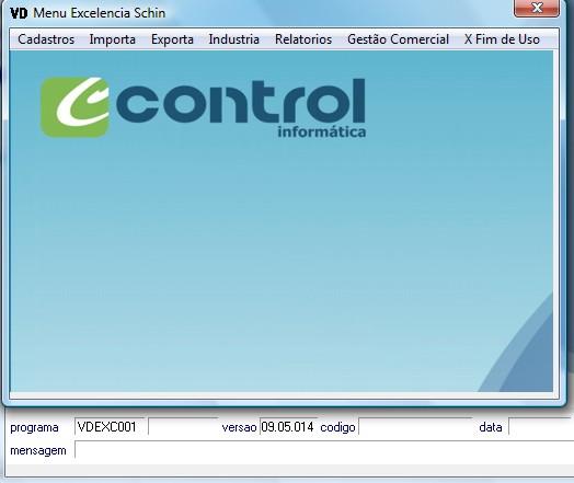 PDV s segmentados Painel gerencial VDEX1116 09.01.006 Modelo 16 Acompanhamento de material pesado. EXPEXCEV 09.02.009 Modelo 17 Gera o exportador da planilha de vasilhames VDGR0051