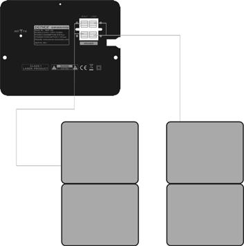 INSTALAR A BATERIA DO CONTROLO REMOTO 1. Retire a tampa do compartimento da bateria 2. Instale 2 baterias "AAA" no compartimento da bateria Assegure que o o símbolo + é respeitado 3.