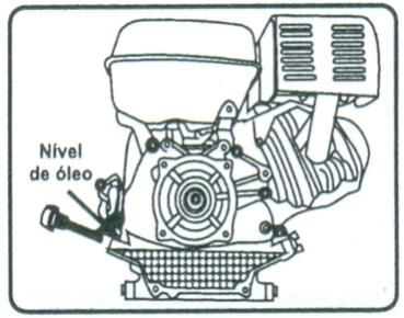 2 - Para facilitar o dreno do óleo, retire em seguida o bujão medidor da tampa do cárter. 7.