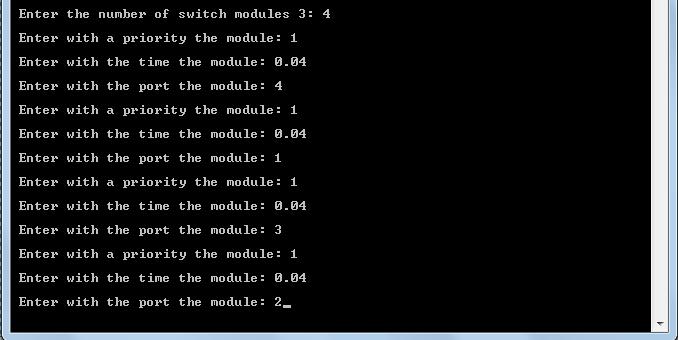 switch 1 será a primeira mensagem a ser trafegada no barramento, devido às condições impostas acima e ao processamento da lógica Fuzzy.