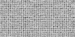 kernel0.bmp. Os níveis de cinza das 20 sub-imagens são os pesos que aparecem na listagem acima. Estas são os 20 filtros lineares da primeira camada que a rede neural convolucional utiliza.