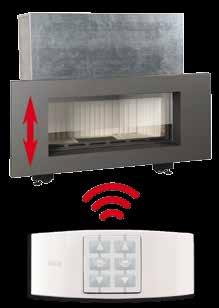 temperatura) de las r.p.m. Optional: Tangential turbine of 680 /h, with switchboard to manual/automatic (through temperature probe) of r.p.m. Opcional: Ventilador tangencial de 680 /h, com centralina para controle manual / automático das r.